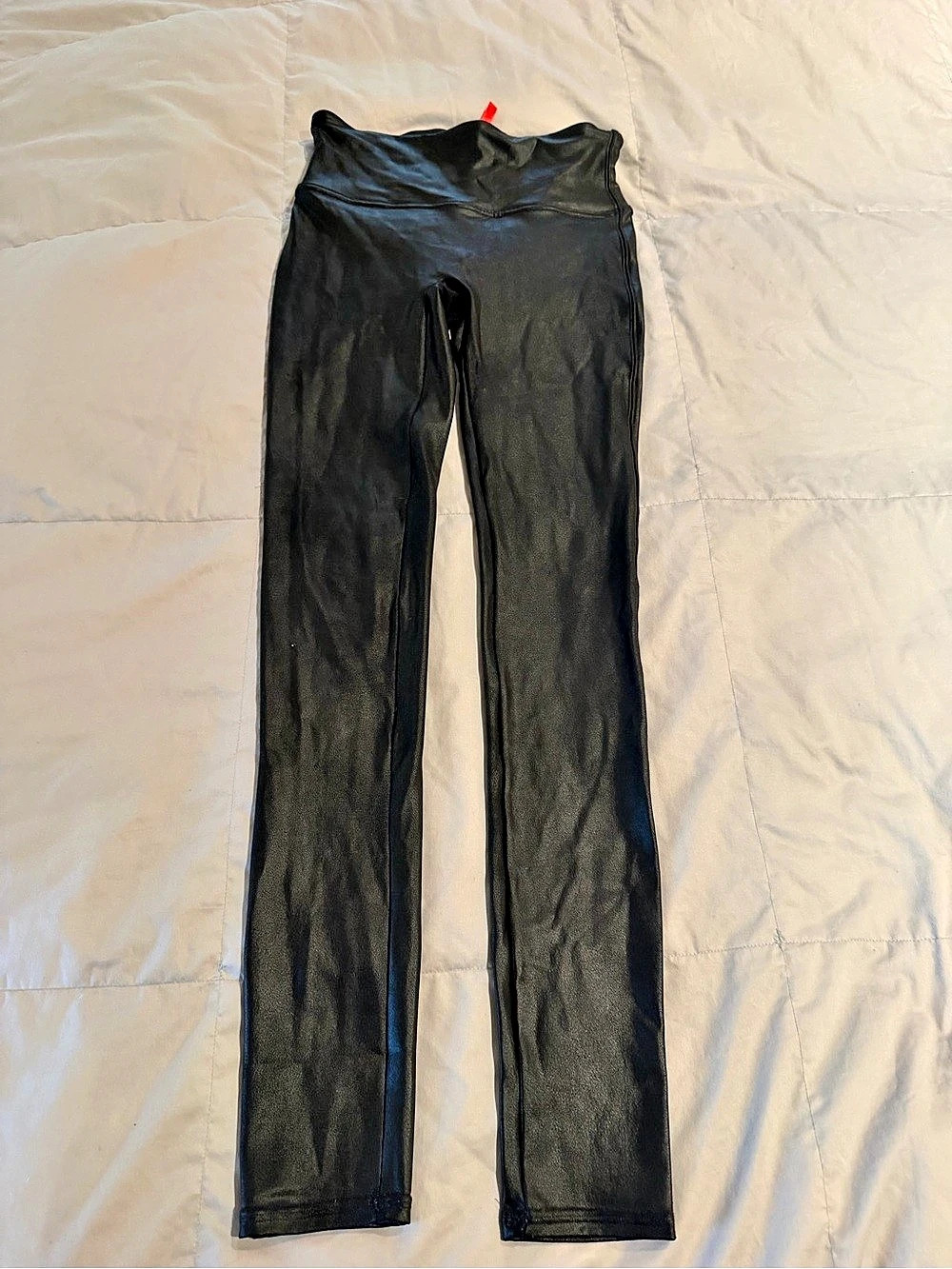 SPANX Faux Leather Leggings Black, Small